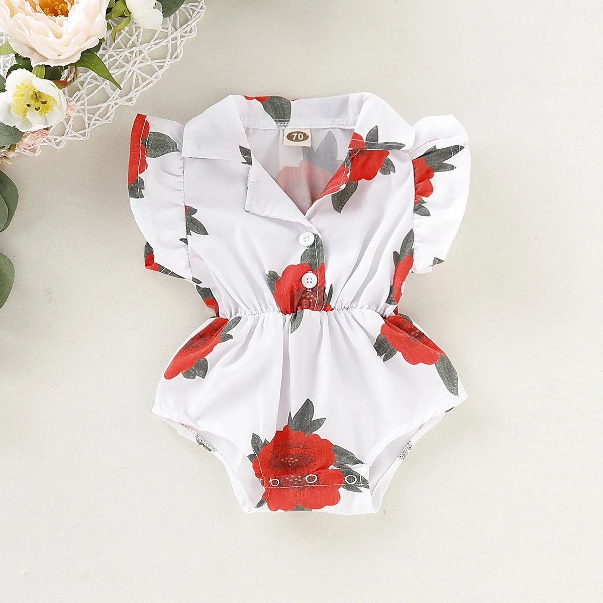 Infant spring and autumn 2019 new Korean female baby cute rose Printed Butterfly ha clothes
Infant spring and autumn 2019 new Korean female baby cute rose Printed Butterfly ha clothes
