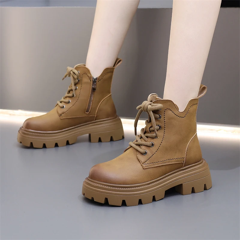 Ботинки Lolita кожаная женская обувь на молнии с плоской подошвой зимняя обувь сапоги-женские ботинки с круглым носком Дамская рок осень 2023 резиновые ботильоны
Ботинки Lolita кожаная женская обувь на молнии с плоской подошвой зимняя обувь сапоги-женские ботинки с круглым носком Дамская рок осень 2023 резиновые ботильоны