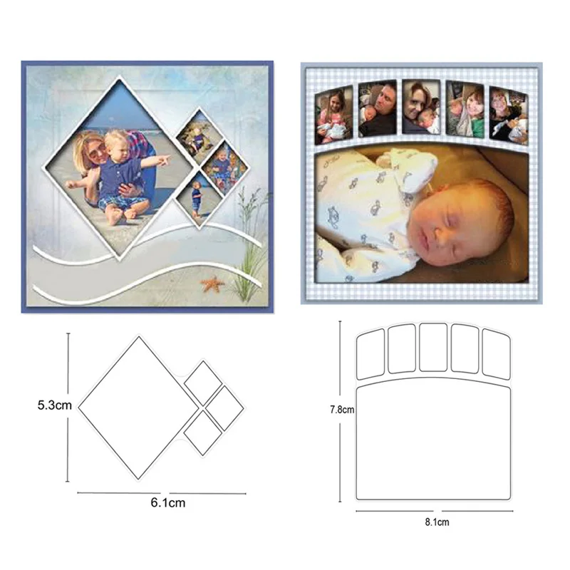 Craft Dies Metal Cutting Dies Cut Die Baby Photo Frame Decoration Scrapbooking Paper Craft Knife Mould Blade Punch Stencils Dies
Craft Dies Metal Cutting Dies Cut Die Baby Photo Frame Decoration Scrapbooking Paper Craft Knife Mould Blade Punch Stencils Dies