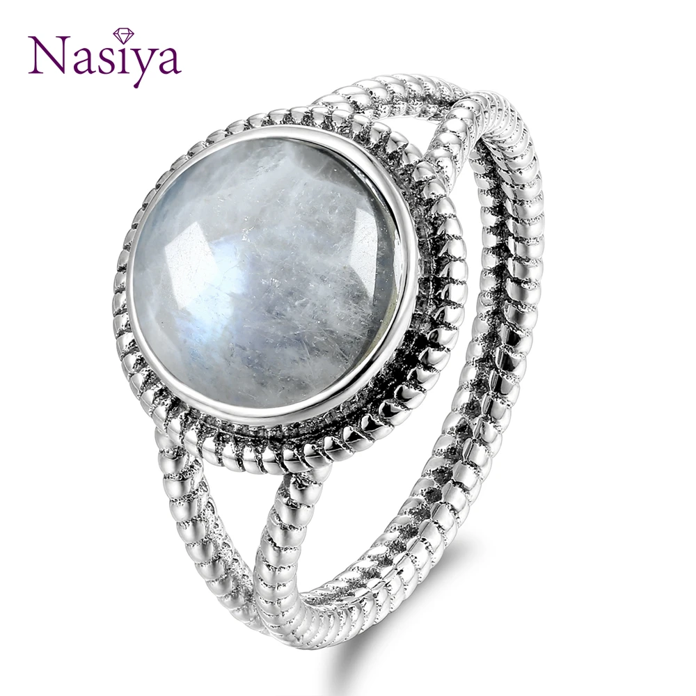 Silver Rings With 10MM Round Natural Moonstones Women's Wedding Party Anniversary Fine Jewelry Ring Wholesale
Silver Rings With 10MM Round Natural Moonstones Women's Wedding Party Anniversary Fine Jewelry Ring Wholesale