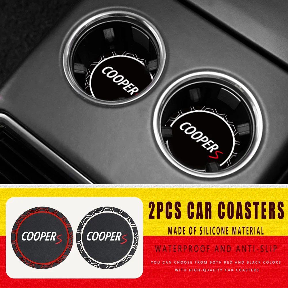 2Pcs Car Non-slip Water Cup Holder For MINI COOPERS John Cooper-Works Anti-Dirt Bottle Cup-Mat Pad Anti-skid Coaster Accessories
2Pcs Car Non-slip Water Cup Holder For MINI COOPERS John Cooper-Works Anti-Dirt Bottle Cup-Mat Pad Anti-skid Coaster Accessories