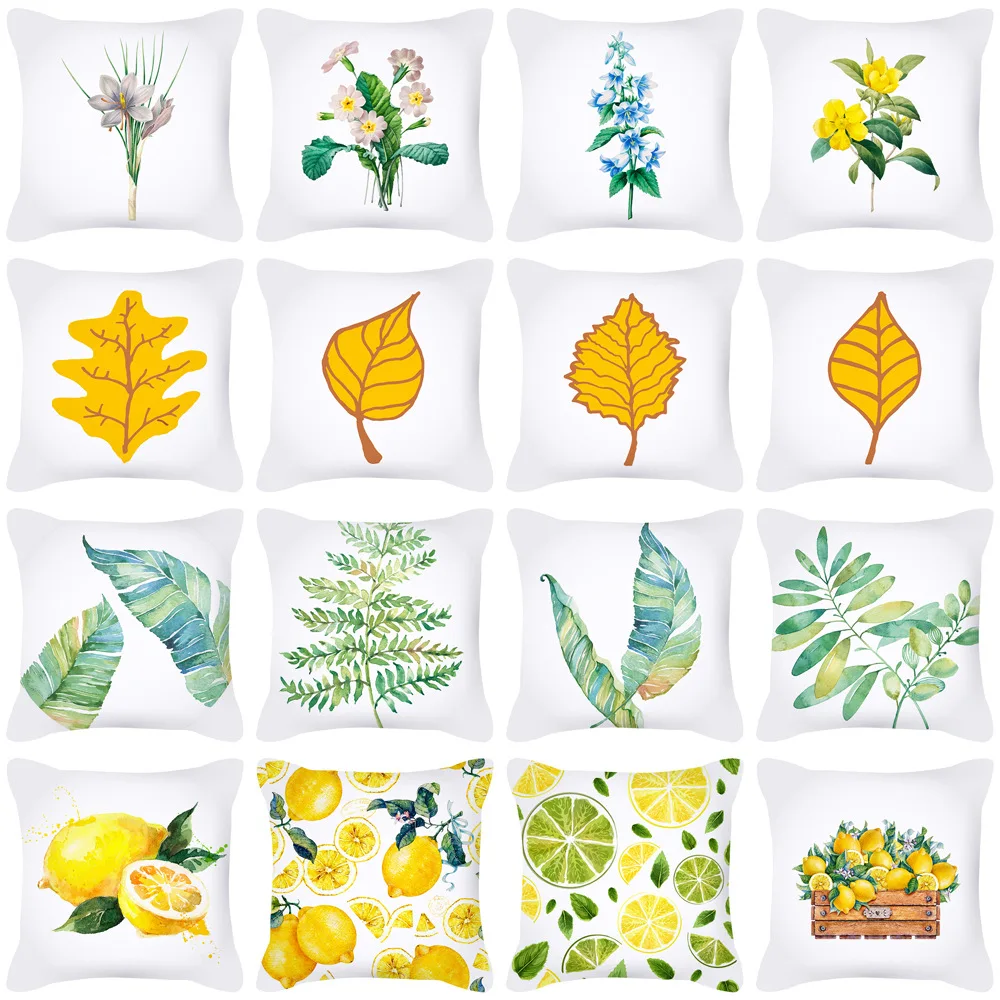 45*45cm Nordic Style Sofa Pillow Cover Plant Bouquet Leaf Peach Skin Plush Pillow Cushion New Home
45*45cm Nordic Style Sofa Pillow Cover Plant Bouquet Leaf Peach Skin Plush Pillow Cushion New Home