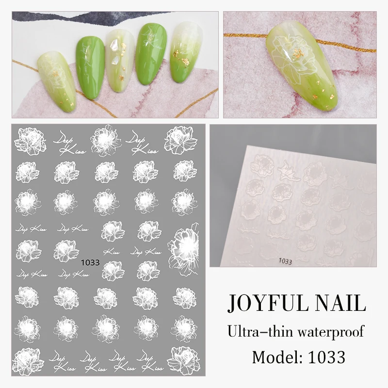 Embossed Gradient White Flowers 3D Nail Decal Nail Art Decoration Nail Slider Red Love Heart Strawberry Nail Sticker Nail Parts
Embossed Gradient White Flowers 3D Nail Decal Nail Art Decoration Nail Slider Red Love Heart Strawberry Nail Sticker Nail Parts