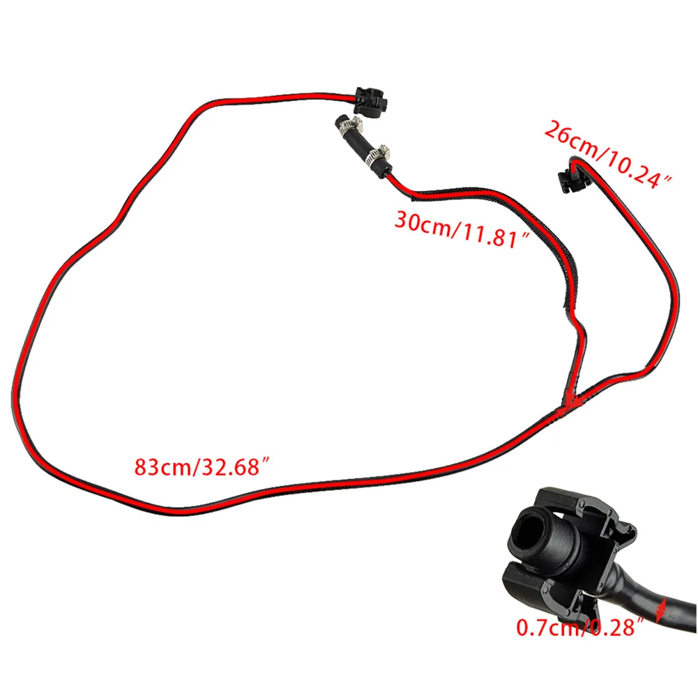 1x Coolant Reservoir Hose Black Fit For Ford Focus 2012-2018 With 2.0L L4 Non-Turbo Engine Stable Cooling System Hoses & Clamps
1x Coolant Reservoir Hose Black Fit For Ford Focus 2012-2018 With 2.0L L4 Non-Turbo Engine Stable Cooling System Hoses & Clamps