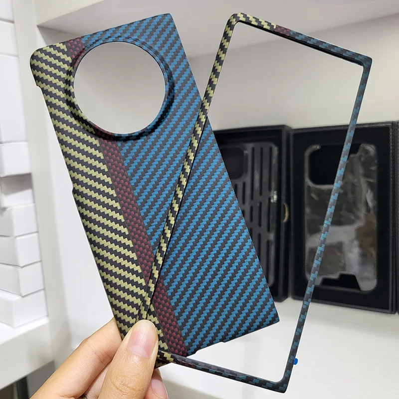 Carbon Fiber Case for Huawei Mate X3 Real Kevlar Aramid Fiber Lightweight Multicolor Back Cover for Huawei Mate X3 case capa
Carbon Fiber Case for Huawei Mate X3 Real Kevlar Aramid Fiber Lightweight Multicolor Back Cover for Huawei Mate X3 case capa