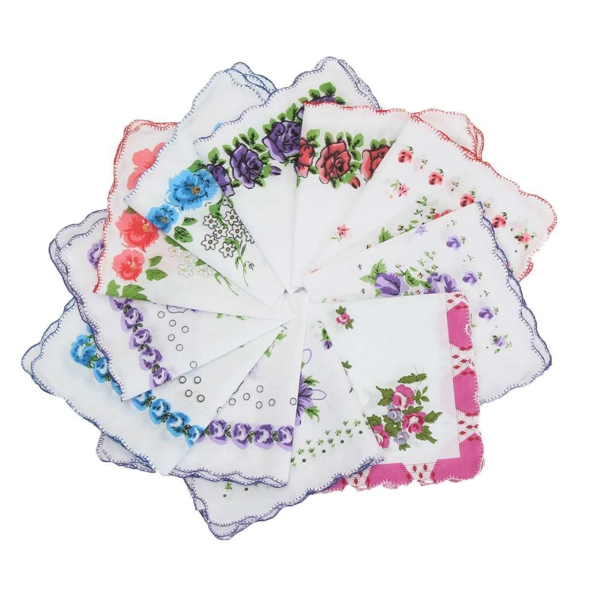 20 pcs/lot Cotton Flower Square Handkerchief For Women Lovely Wave Brim Floral Hanky Handkerchiefs Ladies Embroidery Hand Towel
20 pcs/lot Cotton Flower Square Handkerchief For Women Lovely Wave Brim Floral Hanky Handkerchiefs Ladies Embroidery Hand Towel