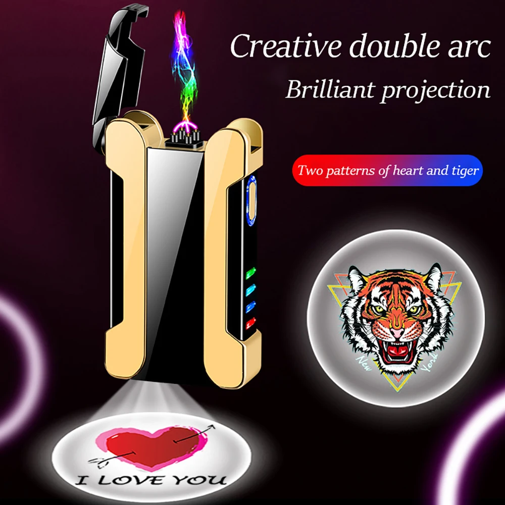 2022 Brand New Electric Lighter USB Plasma Dual ARC For Windproof Flameless Personality Pulse Cigarette Lighters
2022 Brand New Electric Lighter USB Plasma Dual ARC For Windproof Flameless Personality Pulse Cigarette Lighters