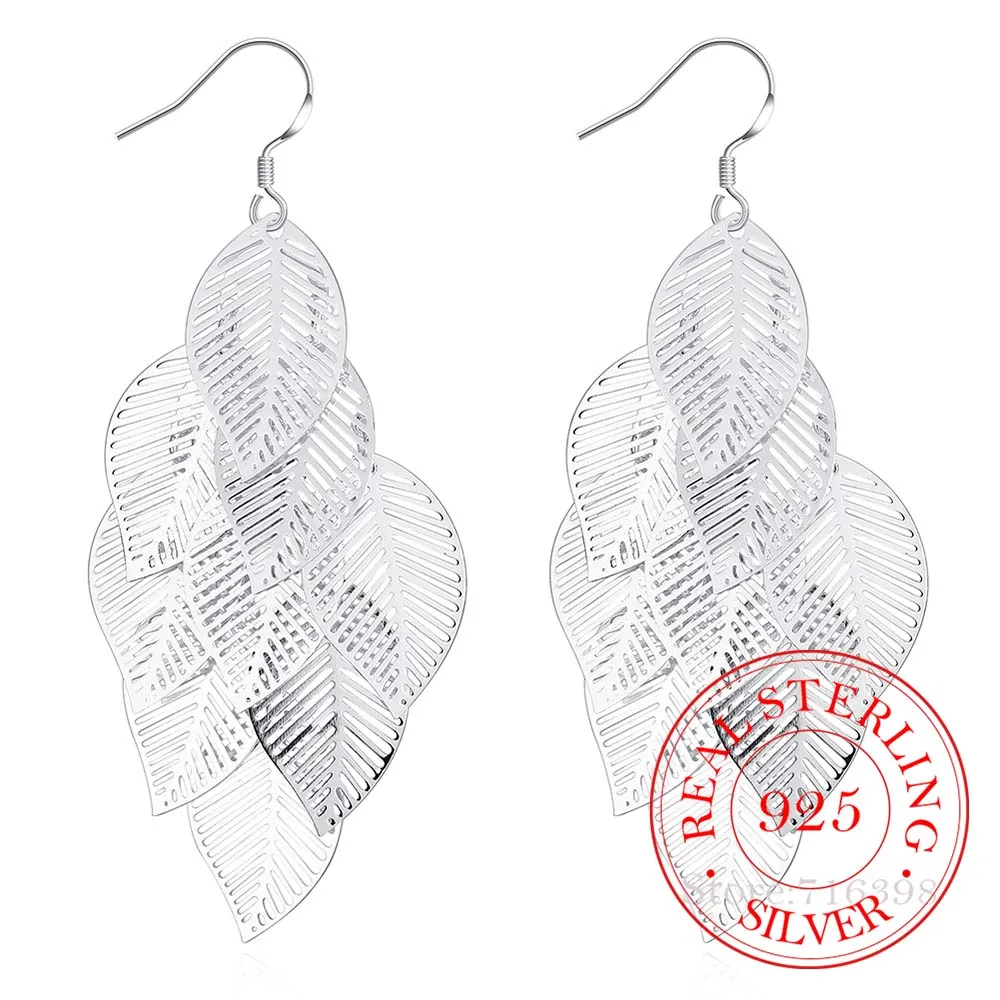 Korean 925 Sterling Silver Romantic Shinning Leaf Vintage Long Tassel Dangle Earrings For Women 2020 Engagement Wedding Jewelry
Korean 925 Sterling Silver Romantic Shinning Leaf Vintage Long Tassel Dangle Earrings For Women 2020 Engagement Wedding Jewelry