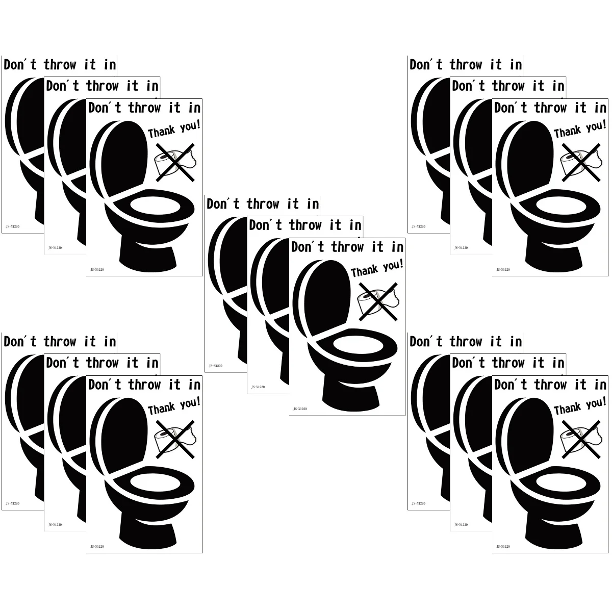 15 Pcs Toilet Seats Prompt Stickers Decorative Frosted Bathroom Sign Removable Decal
15 Pcs Toilet Seats Prompt Stickers Decorative Frosted Bathroom Sign Removable Decal