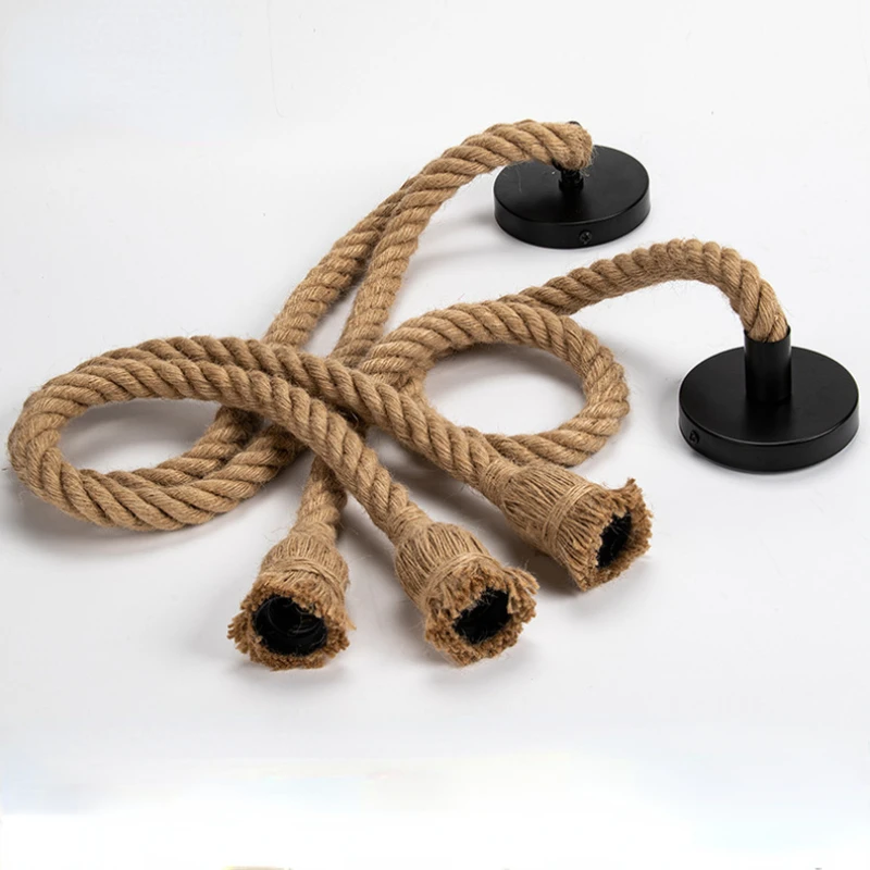 Edison E27 Vintage Chandelier Lamp American Retro Hemp Rope Pendant Light Industrial Hanging Lamps Creative Loft Home Decor
Edison E27 Vintage Chandelier Lamp American Retro Hemp Rope Pendant Light Industrial Hanging Lamps Creative Loft Home Decor