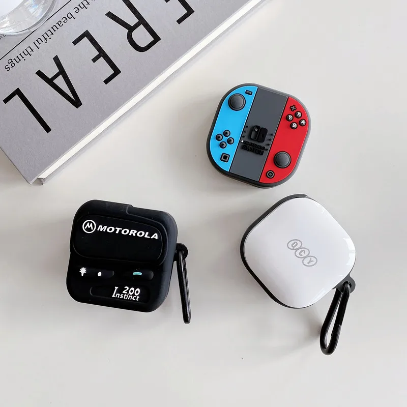 New Cartoon For QCY T13 Case Cover Silicone Soft Shell Protector Earbuds Earphone Case With Hook For QCY T13 Charging Box
New Cartoon For QCY T13 Case Cover Silicone Soft Shell Protector Earbuds Earphone Case With Hook For QCY T13 Charging Box