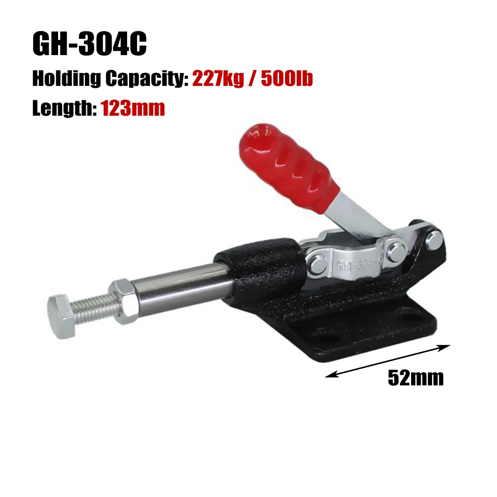 227kg-680kg Push Pull Type Toggle Clamp Quick Release Fixed Clamping 304C 305E Plunger Stroke Hand Tool Vertical Type
227kg-680kg Push Pull Type Toggle Clamp Quick Release Fixed Clamping 304C 305E Plunger Stroke Hand Tool Vertical Type