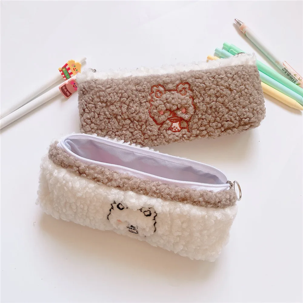 New Soft Plush Toy Cute Cartoon Pencil Case Kawaii Stationery Portable Fabric Pencil Case Storage Bag School Office Stationery
New Soft Plush Toy Cute Cartoon Pencil Case Kawaii Stationery Portable Fabric Pencil Case Storage Bag School Office Stationery
