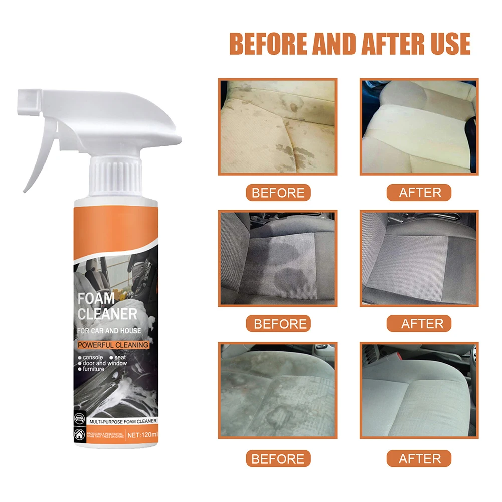 60/120ml Car Interior Foam Cleaning Agent Multi-purpose Cleaning Agent Spray Home Foaming Cleaning Agent Auto Roof Dash Cleaning
60/120ml Car Interior Foam Cleaning Agent Multi-purpose Cleaning Agent Spray Home Foaming Cleaning Agent Auto Roof Dash Cleaning