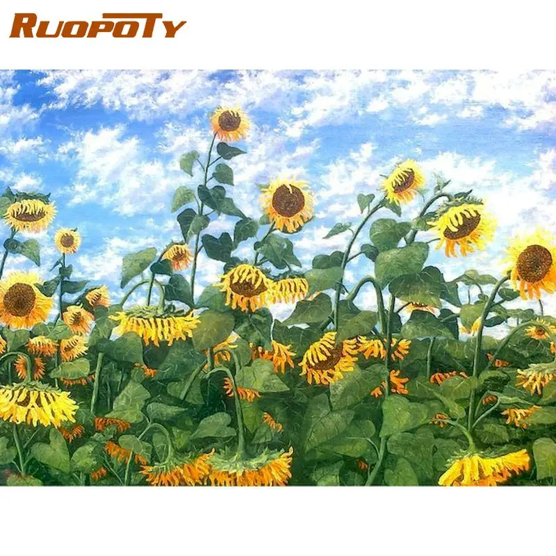 RUOPOTY Painting By Number Landscape Drawing On Canvas Frameless Gift Diy Sunflower Pictures By Numbers Home Decor Art
RUOPOTY Painting By Number Landscape Drawing On Canvas Frameless Gift Diy Sunflower Pictures By Numbers Home Decor Art