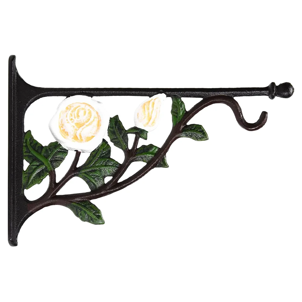 Iron Art Rose Pattern Garden Flower Basket Hooks Wall Mounted Bird Feeder Hanger
Iron Art Rose Pattern Garden Flower Basket Hooks Wall Mounted Bird Feeder Hanger