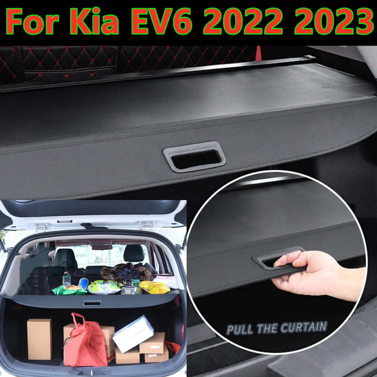 Car Rear Trunk Cargo Luggage Shade Cover Privacy Security Shield For Kia EV6 2022
Car Rear Trunk Cargo Luggage Shade Cover Privacy Security Shield For Kia EV6 2022