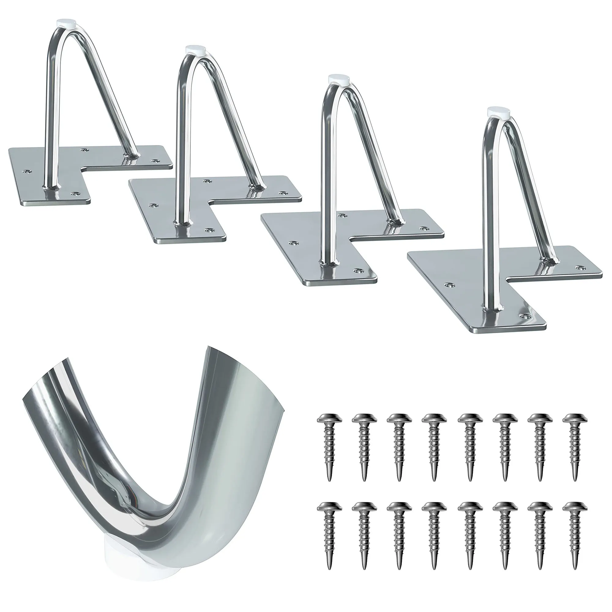 Home 4 Inch Heavy Duty Set of 4 Metal Hairpin Furniture Legs with Floor Protectors, Home DIY Projects for Cabinet, Sofa, Chair
Home 4 Inch Heavy Duty Set of 4 Metal Hairpin Furniture Legs with Floor Protectors, Home DIY Projects for Cabinet, Sofa, Chair