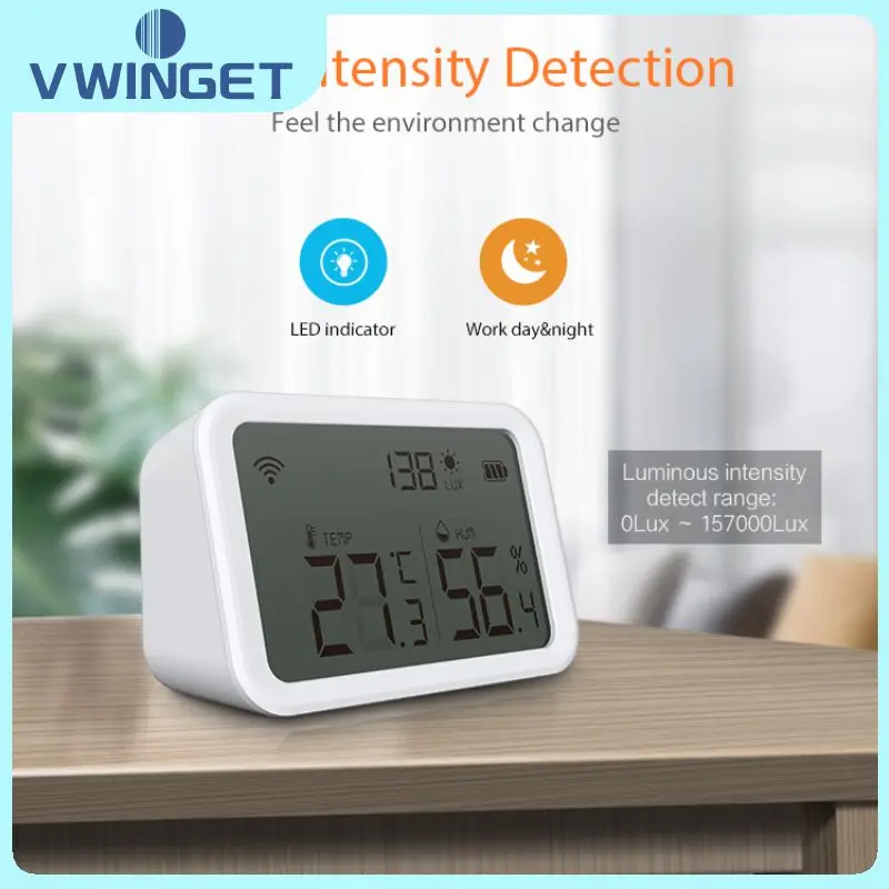 Diy Smart Home Zigbee Temperature Sensor Light Intensity Detection App Control Indoor Humidity Detector Work With Zigbee Gateway
Diy Smart Home Zigbee Temperature Sensor Light Intensity Detection App Control Indoor Humidity Detector Work With Zigbee Gateway
