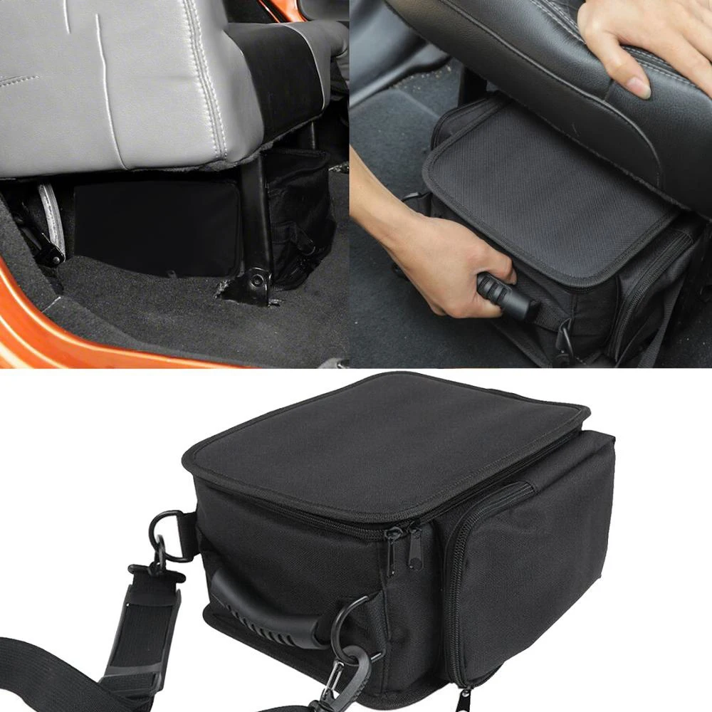 

Organizer For Jeep Wrangler Jk Jl Jlu 2007 -2021 Sports Rubicon Gladiator Jt Backseat Rear Under Seat Storage Bags Box