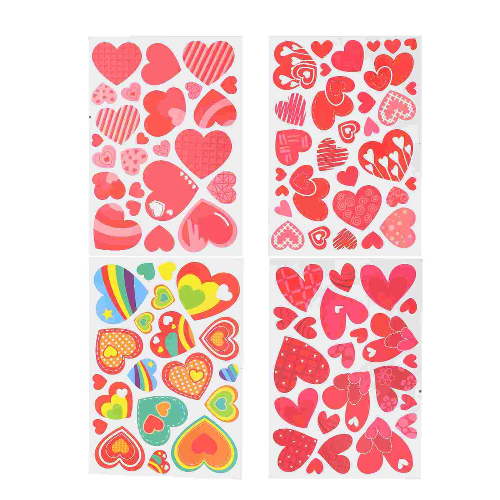 8Sheets Valentine's Day Sticker Creative Indoor Wall Sticker Heart Pattern Decal
8Sheets Valentine's Day Sticker Creative Indoor Wall Sticker Heart Pattern Decal