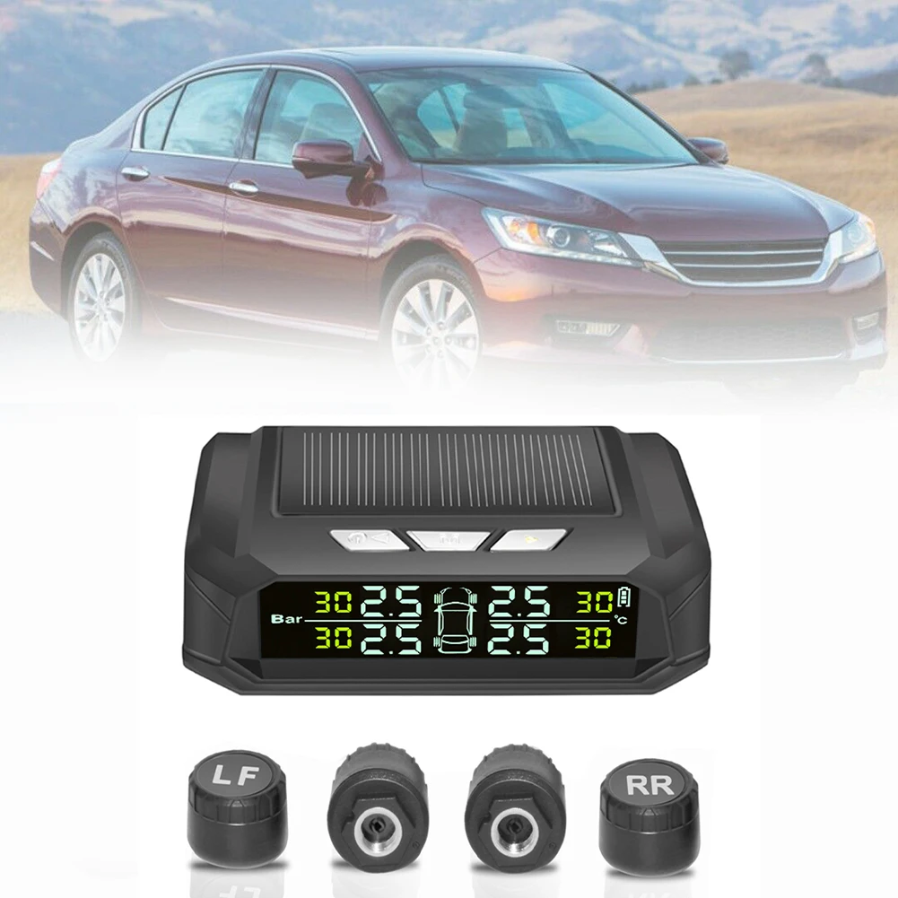 AN05 Solar Car TPMS Auto Tire Pressure Monitoring Tyre Temp Alarm System Supports Tire Position Interchange
AN05 Solar Car TPMS Auto Tire Pressure Monitoring Tyre Temp Alarm System Supports Tire Position Interchange