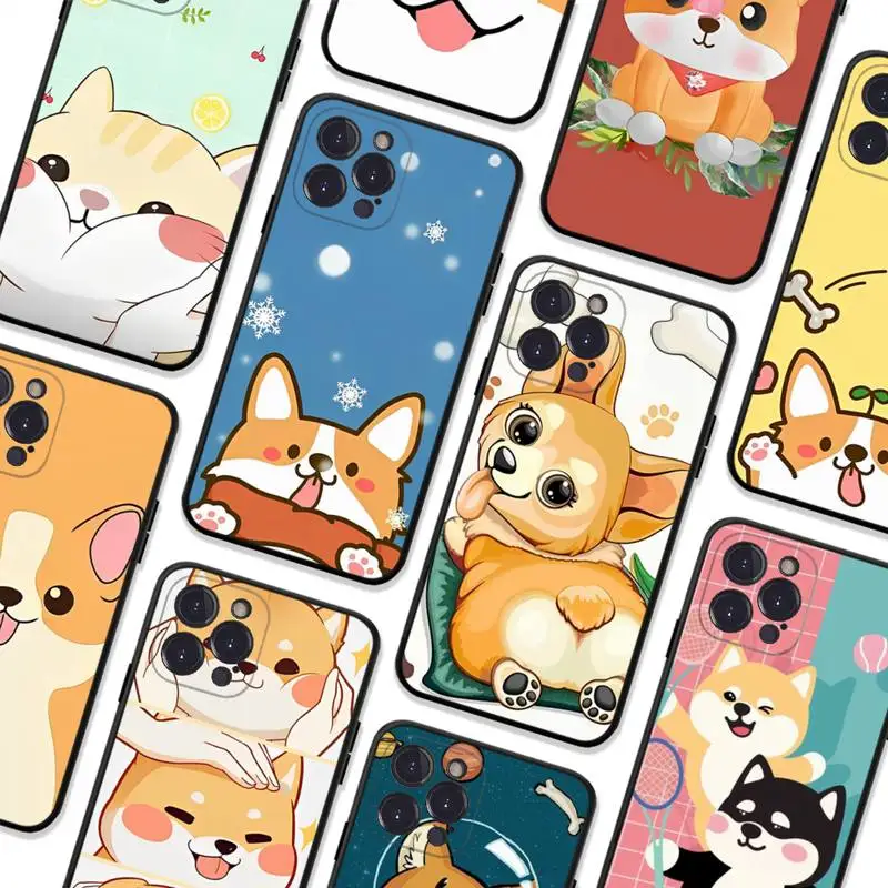 Cartoon Dog Corgi Phone Case For iPhone 8 7 6 6S Plus X SE 2020 XR XS 14 11 12 13 Mini Pro Max Mobile Case
Cartoon Dog Corgi Phone Case For iPhone 8 7 6 6S Plus X SE 2020 XR XS 14 11 12 13 Mini Pro Max Mobile Case