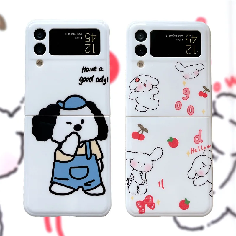 Cute Cartoon Poodle Phone Case for Samsung Galaxy Z Flip 3 Z Flip 4 Hard PC Back Cover for ZFlip3 ZFlip4 Case Shell
Cute Cartoon Poodle Phone Case for Samsung Galaxy Z Flip 3 Z Flip 4 Hard PC Back Cover for ZFlip3 ZFlip4 Case Shell
