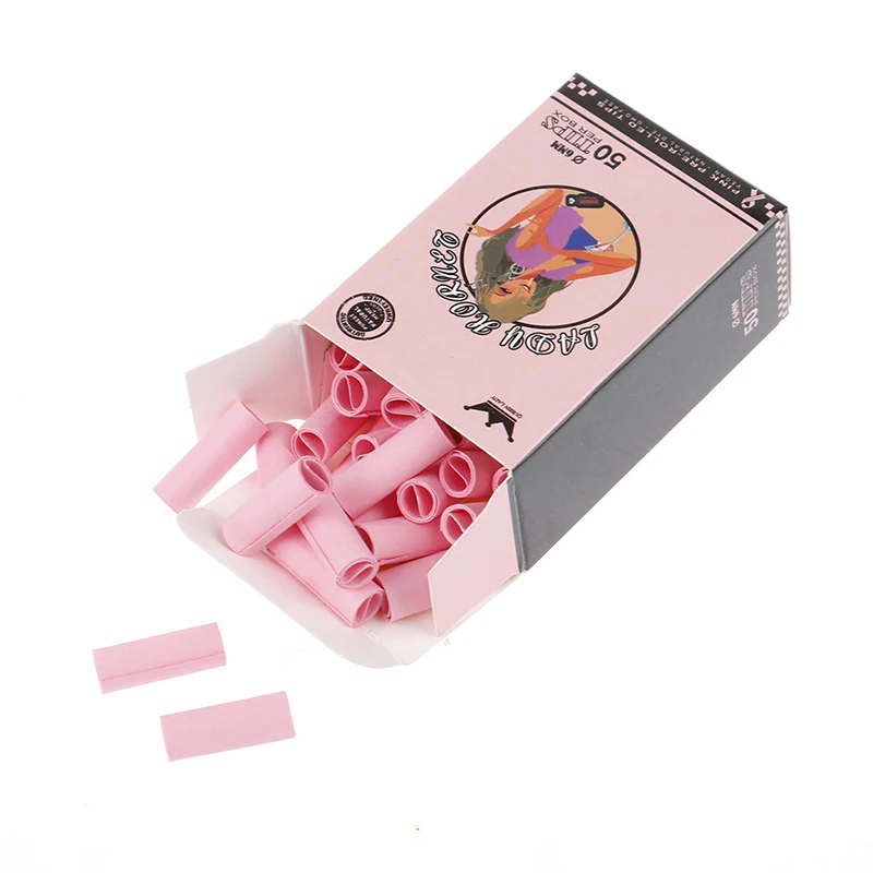 50Pcs Set Boxed 6MM Pre Rolled Natural Unrefined Cigarette Filter Cute Lady Hornet Disposable Filter Rolling Smoking Accessories
50Pcs Set Boxed 6MM Pre Rolled Natural Unrefined Cigarette Filter Cute Lady Hornet Disposable Filter Rolling Smoking Accessories