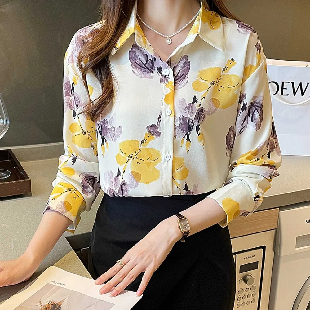 Woman Fashion Vintage Print Long Sleeve Lady Tops Blouse Shirts Tops Women's Clothing 2023
Woman Fashion Vintage Print Long Sleeve Lady Tops Blouse Shirts Tops Women's Clothing 2023