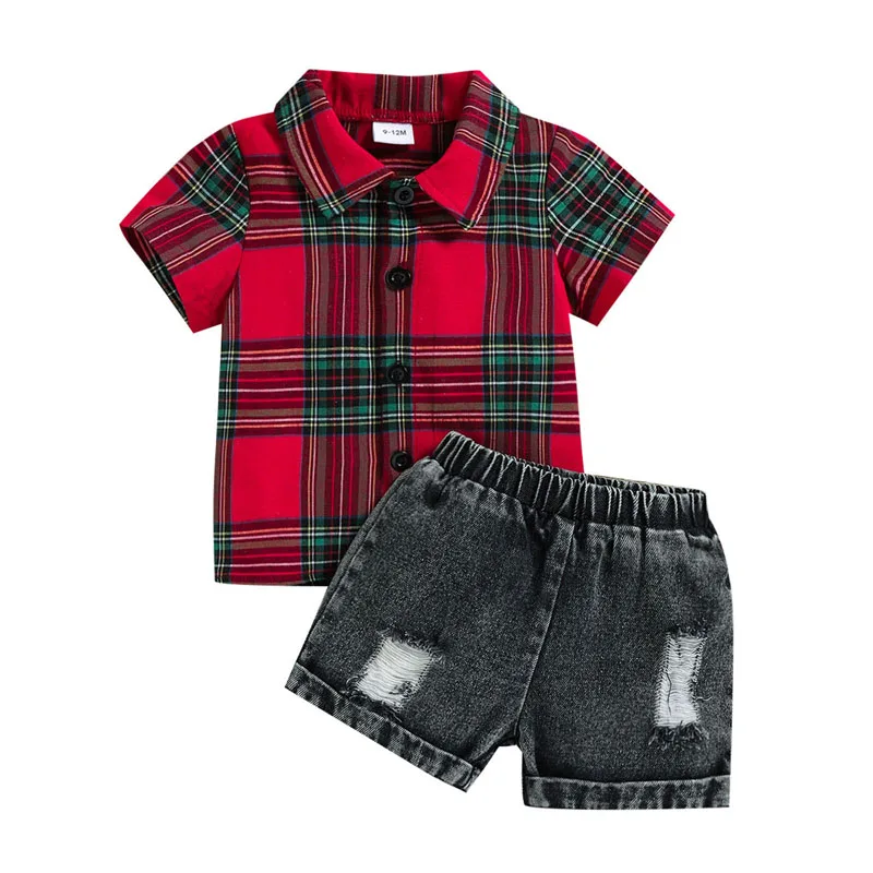 2 шт., детские джинсовые шорты с коротким рукавом 
2 шт., детские джинсовые шорты с коротким рукавом