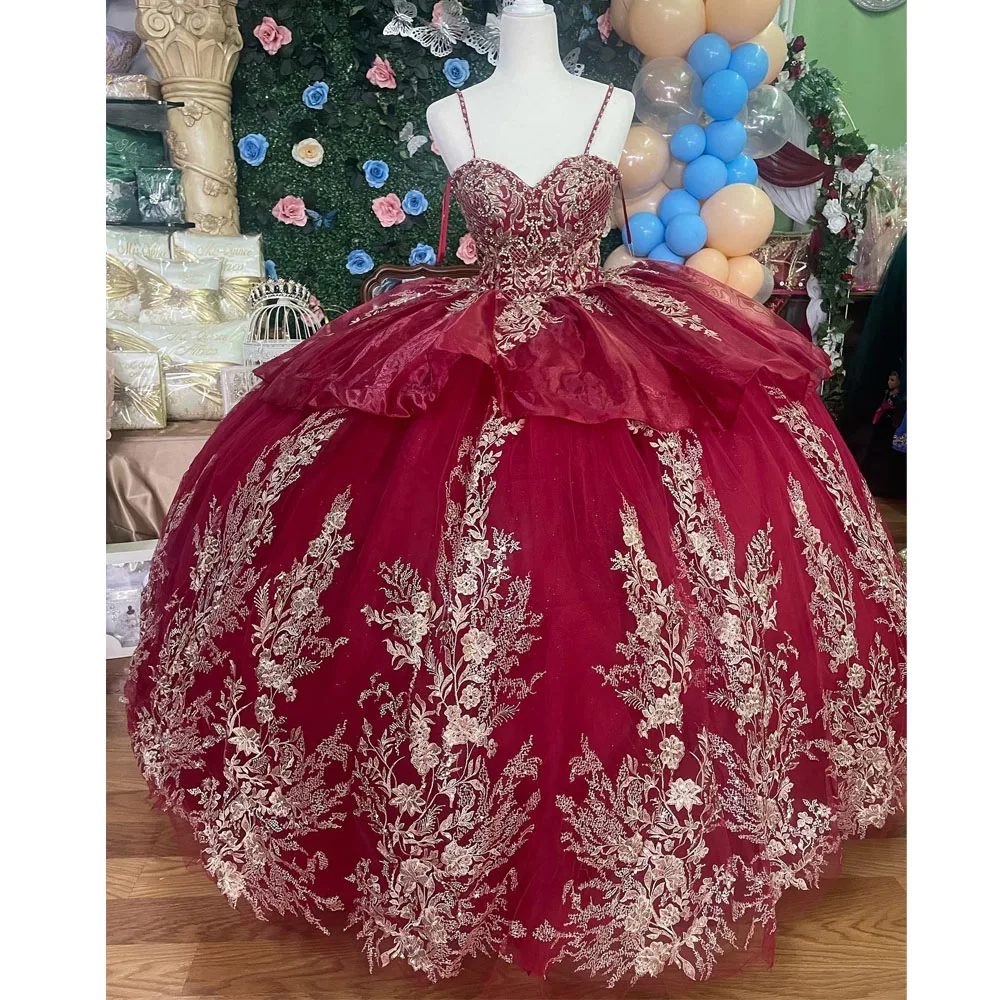 Burgundy Mexican Vestido De 15 Anos Lilac Charro Quinceanera Dresses Lace Applqiued Corset Sweet 16 Dress Abiti Da Cerimonia
Burgundy Mexican Vestido De 15 Anos Lilac Charro Quinceanera Dresses Lace Applqiued Corset Sweet 16 Dress Abiti Da Cerimonia