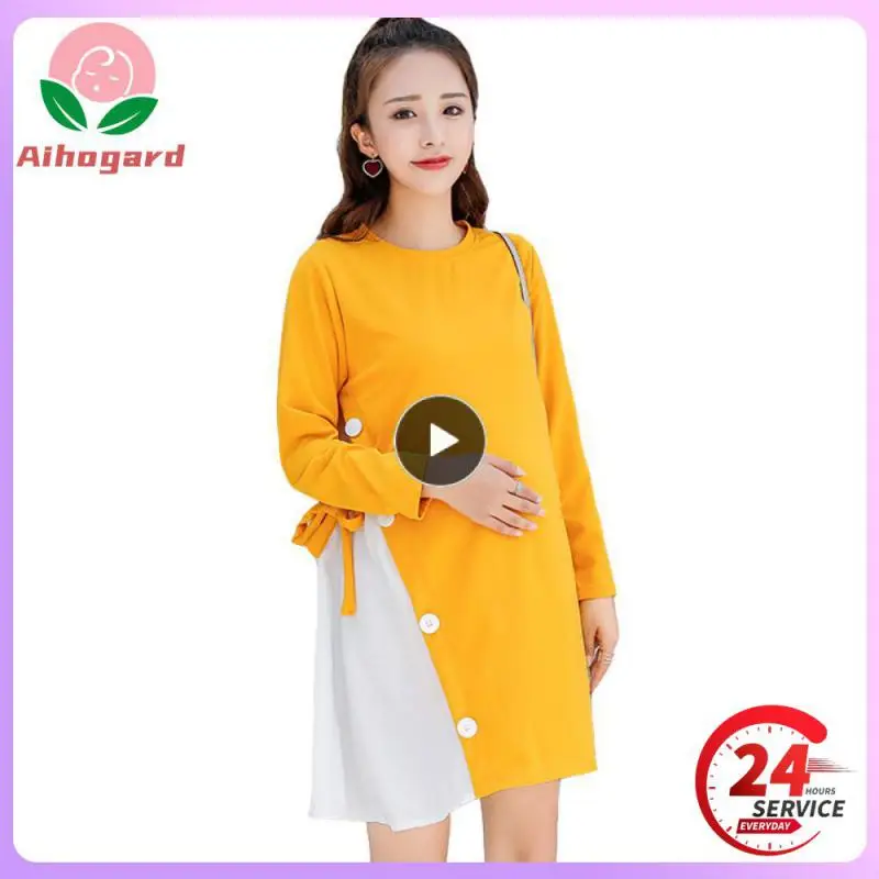 Pregnancy Summer Dresses Pregnant Women Short Sleeve Loose Casual Mid-length Dress Mom Home Clothes Cotton Pregnancy Clothing
Pregnancy Summer Dresses Pregnant Women Short Sleeve Loose Casual Mid-length Dress Mom Home Clothes Cotton Pregnancy Clothing