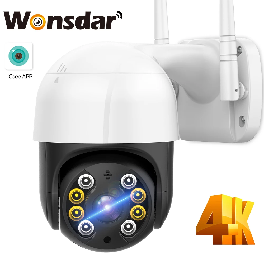 8MP 4K IP Camera Outdoor 5MP H.265 WiFi Wireless PTZ Camera 1080P 3MP HD AI Tracking Security CCTV Camera P2P Surveillance iCSee 
8MP 4K IP Camera Outdoor 5MP H.265 WiFi Wireless PTZ Camera 1080P 3MP HD AI Tracking Security CCTV Camera P2P Surveillance iCSee
