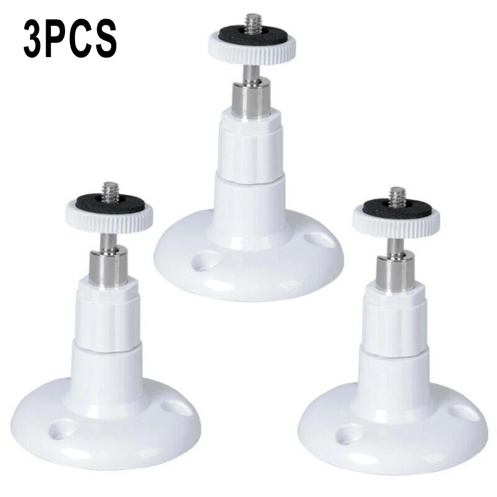 3pcs Wall Mount Bracket White 360-degree Swivel 90 Degree Tilt Adjustable For Surveillance Camera Indoor Outdoor Accessories
3pcs Wall Mount Bracket White 360-degree Swivel 90 Degree Tilt Adjustable For Surveillance Camera Indoor Outdoor Accessories