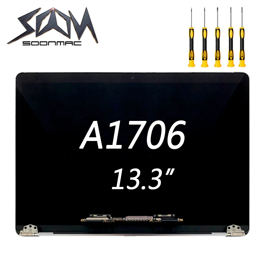 НОВЫЙ 13-дюймовый ЖК-дисплей A1706, экран в сборе для Macbook Pro A1706, сменный экран Retina, серый, серебристый, 2016, 2017, EMC 3071, 3163
НОВЫЙ 13-дюймовый ЖК-дисплей A1706, экран в сборе для Macbook Pro A1706, сменный экран Retina, серый, серебристый, 2016, 2017, EMC 3071, 3163