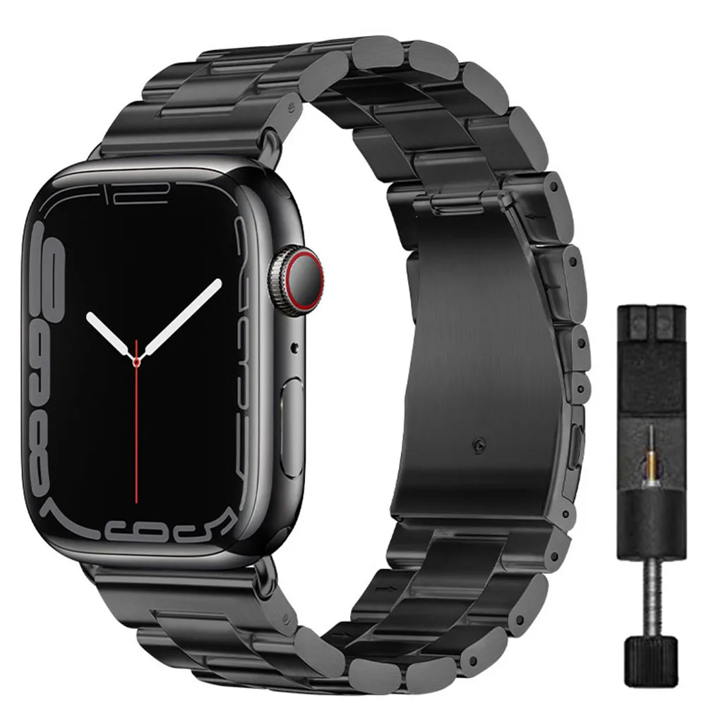 Ремешок из нержавеющей стали для Apple Watch Band 40 мм 38 мм 42 мм 44 мм 41 мм 45 мм, аксессуары для часов Iwatch Series 7 SE 6 5 4 3 2 1 
Ремешок из нержавеющей стали для Apple Watch Band 40 мм 38 мм 42 мм 44 мм 41 мм 45 мм, аксессуары для часов Iwatch Series 7 SE 6 5 4 3 2 1