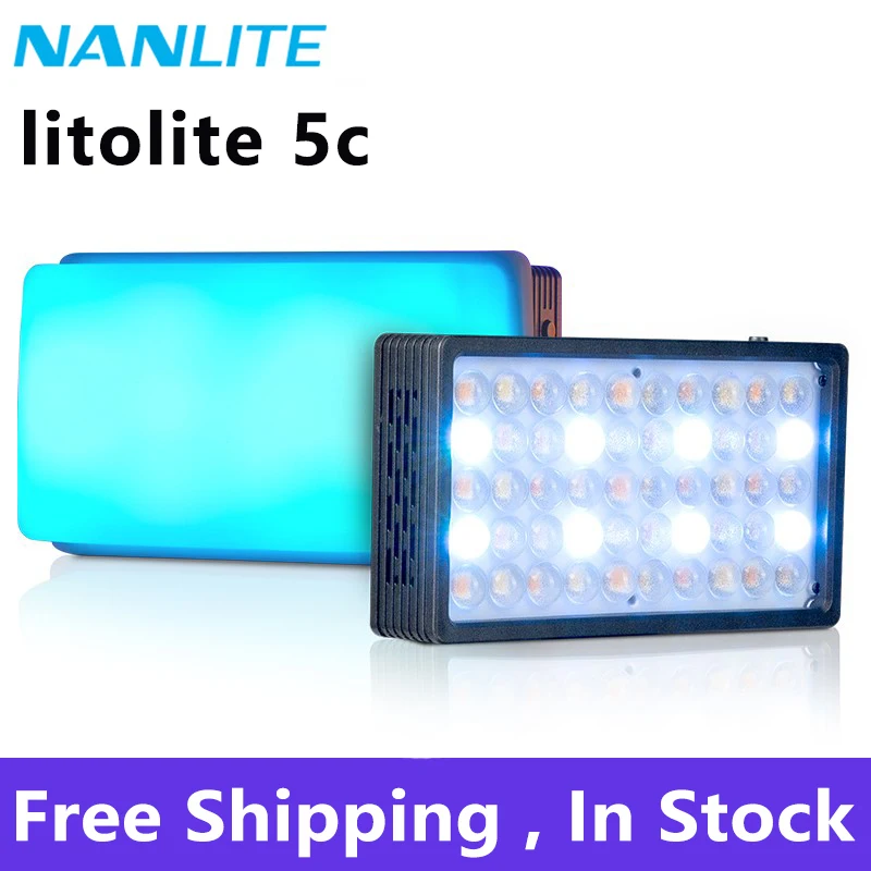 Портативный светодиодный светильник Nanlite Litolite 5c, 2700K-7500K RGB HSI CCT FX
Портативный светодиодный светильник Nanlite Litolite 5c, 2700K-7500K RGB HSI CCT FX