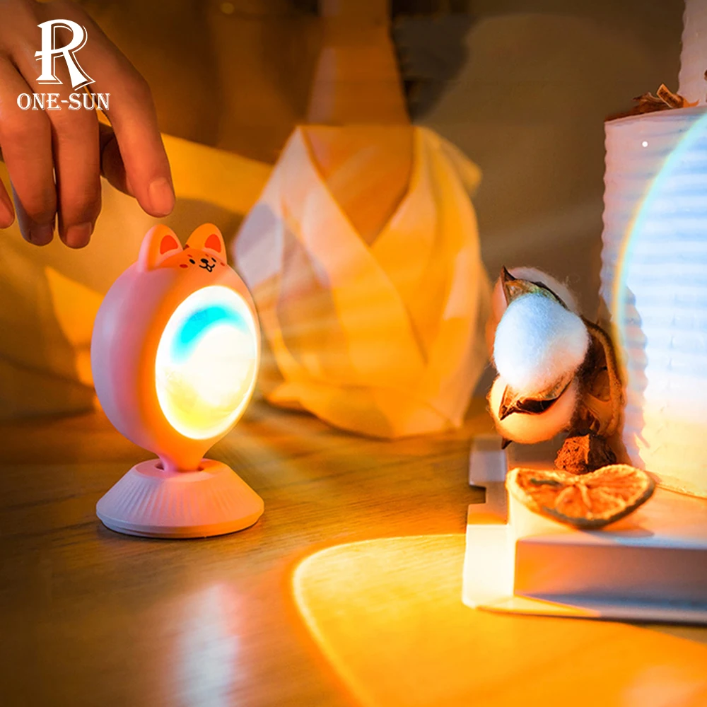 Net Red Background Light Sunset Rainbow Projection Nightlight Bedroom Table Colorful Atmosphere Lamp for Party Holiday Gifts
Net Red Background Light Sunset Rainbow Projection Nightlight Bedroom Table Colorful Atmosphere Lamp for Party Holiday Gifts