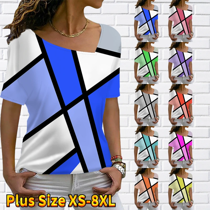 2022 New Women's Fashion 3D Print T-shirt Summer Novelty Casual Short-sleeved T-shirt with Round Neck Tie Dye Pullover Tee Shirt
2022 New Women's Fashion 3D Print T-shirt Summer Novelty Casual Short-sleeved T-shirt with Round Neck Tie Dye Pullover Tee Shirt