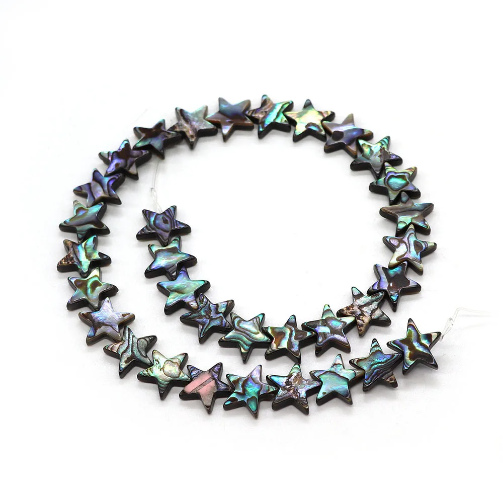 Natural Abalone Shell Star Beads 10-12mm for Making Pentagram Jewelry DIY Fashion Necklace Earrings Bracelet Charm Accessories
Natural Abalone Shell Star Beads 10-12mm for Making Pentagram Jewelry DIY Fashion Necklace Earrings Bracelet Charm Accessories