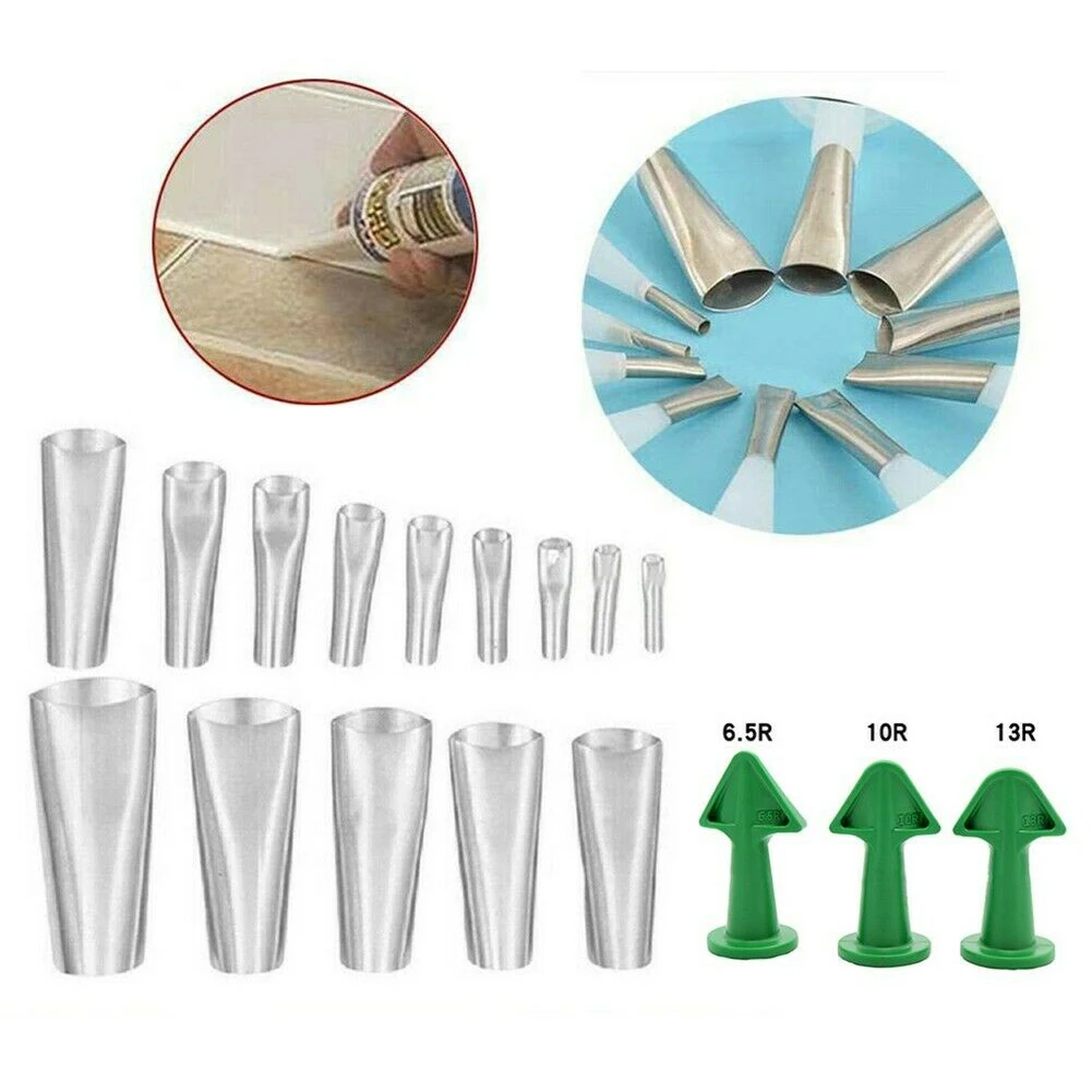 14PCS Stainless Steel Caulking Nozzle 45° Muzzle Sealant Nozzle Caulking Finisher Scraper Tools Sealing Automotive Tools
14PCS Stainless Steel Caulking Nozzle 45° Muzzle Sealant Nozzle Caulking Finisher Scraper Tools Sealing Automotive Tools