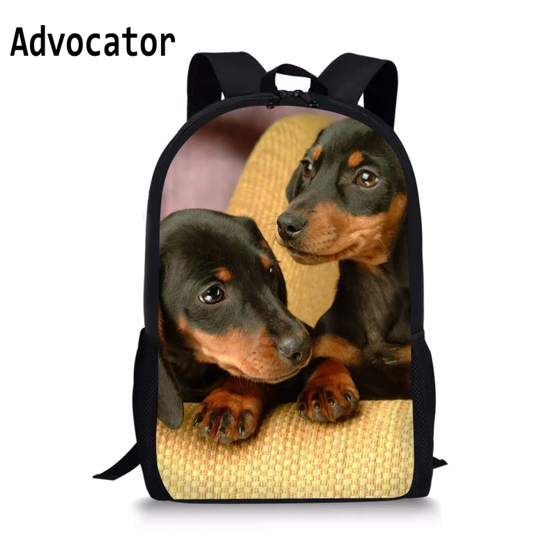 ADVOCATOR Cute 3D Pet Dachshund Dog Printing School bags for Girl Kids School Backpack Boys Causal Schoolbag Children Bookbag
ADVOCATOR Cute 3D Pet Dachshund Dog Printing School bags for Girl Kids School Backpack Boys Causal Schoolbag Children Bookbag