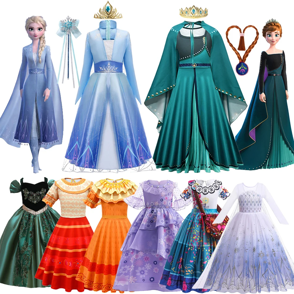 Frozen Girls Dress Elsa 2 Cosplay Costume Encanto Mirabel Kid Fancy Isabela Children Gowns Princess Vestidos Snow Queen Disney
Frozen Girls Dress Elsa 2 Cosplay Costume Encanto Mirabel Kid Fancy Isabela Children Gowns Princess Vestidos Snow Queen Disney