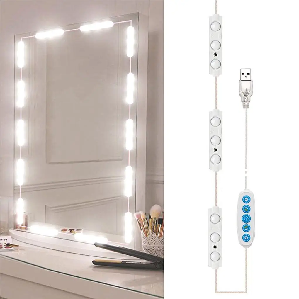 LED Vanity Mirror Lights Kit USB Make Up 5 Color Temperature Dressing Table Strip 200inch Bathroom Beauty Shop
LED Vanity Mirror Lights Kit USB Make Up 5 Color Temperature Dressing Table Strip 200inch Bathroom Beauty Shop