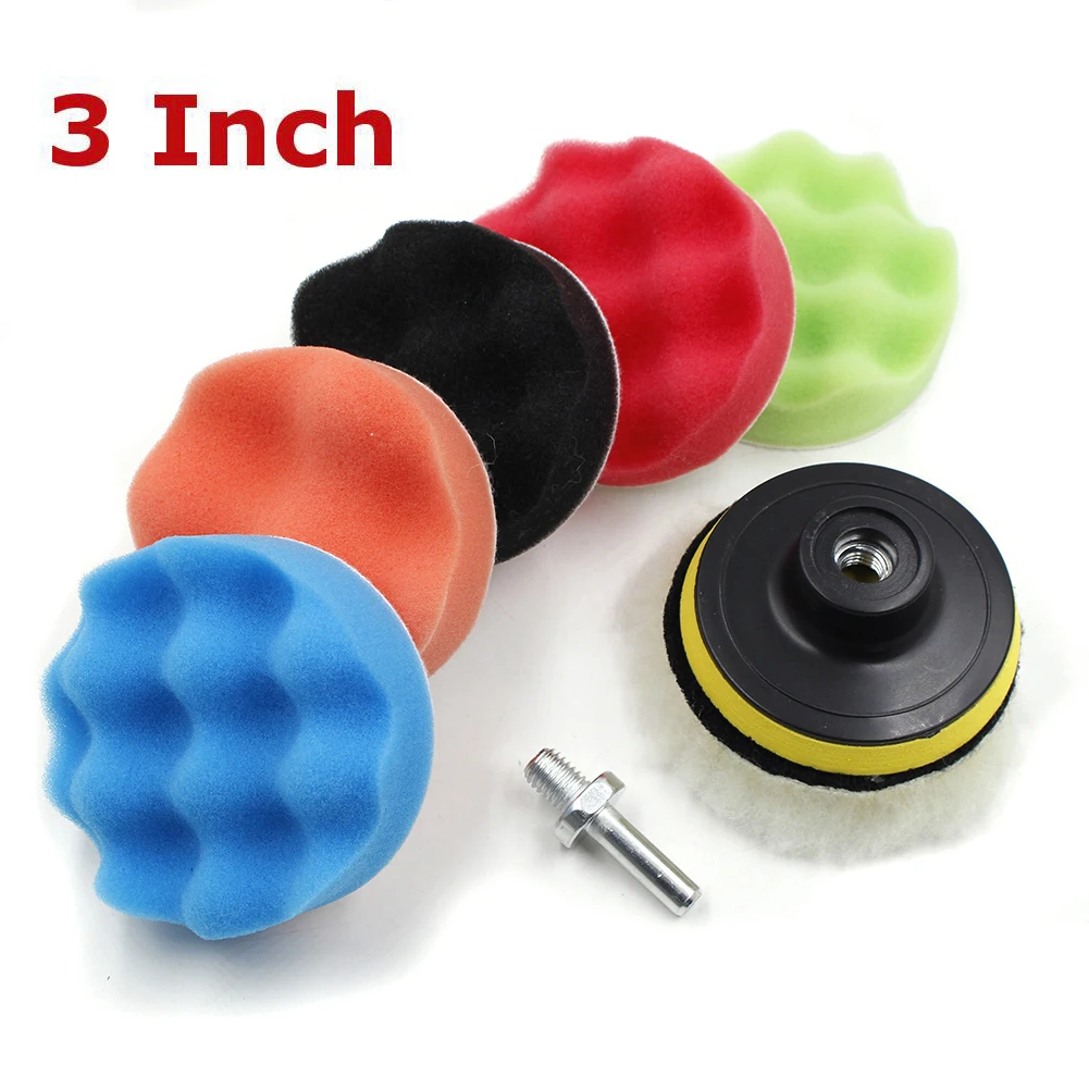 3inch Car Polishing Disc 8Pcs/Set Self Adhesive Buffing Waxing Sponge Wool Wheel Polishing Pad For Car Polisher Accessories
3inch Car Polishing Disc 8Pcs/Set Self Adhesive Buffing Waxing Sponge Wool Wheel Polishing Pad For Car Polisher Accessories