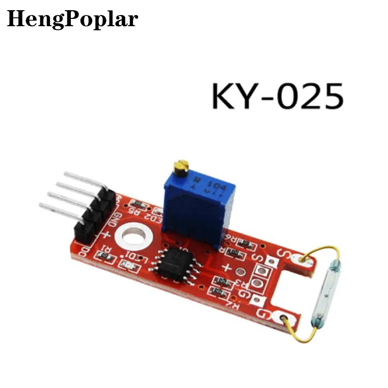 

KY-025 4pin BETR Magnetic Dry Reed Pipe Switch Magnetron Sensor Module DIY KY-25