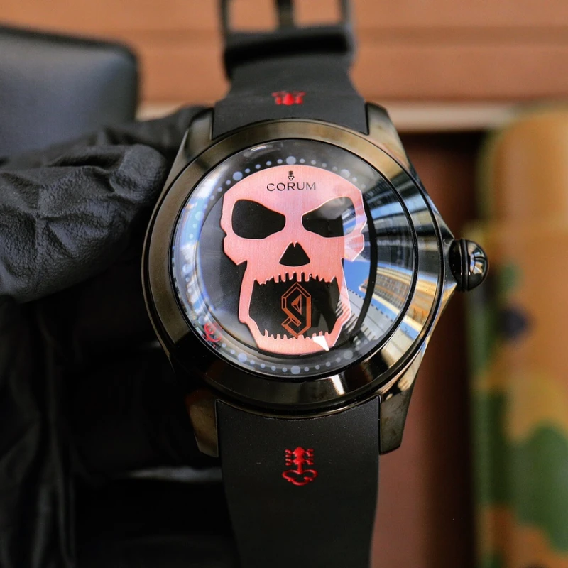 Bubble Series 47mm Floating Tourbillon Mechanical Wristwatch Skull Fashion Waterproof
Bubble Series 47mm Floating Tourbillon Mechanical Wristwatch Skull Fashion Waterproof