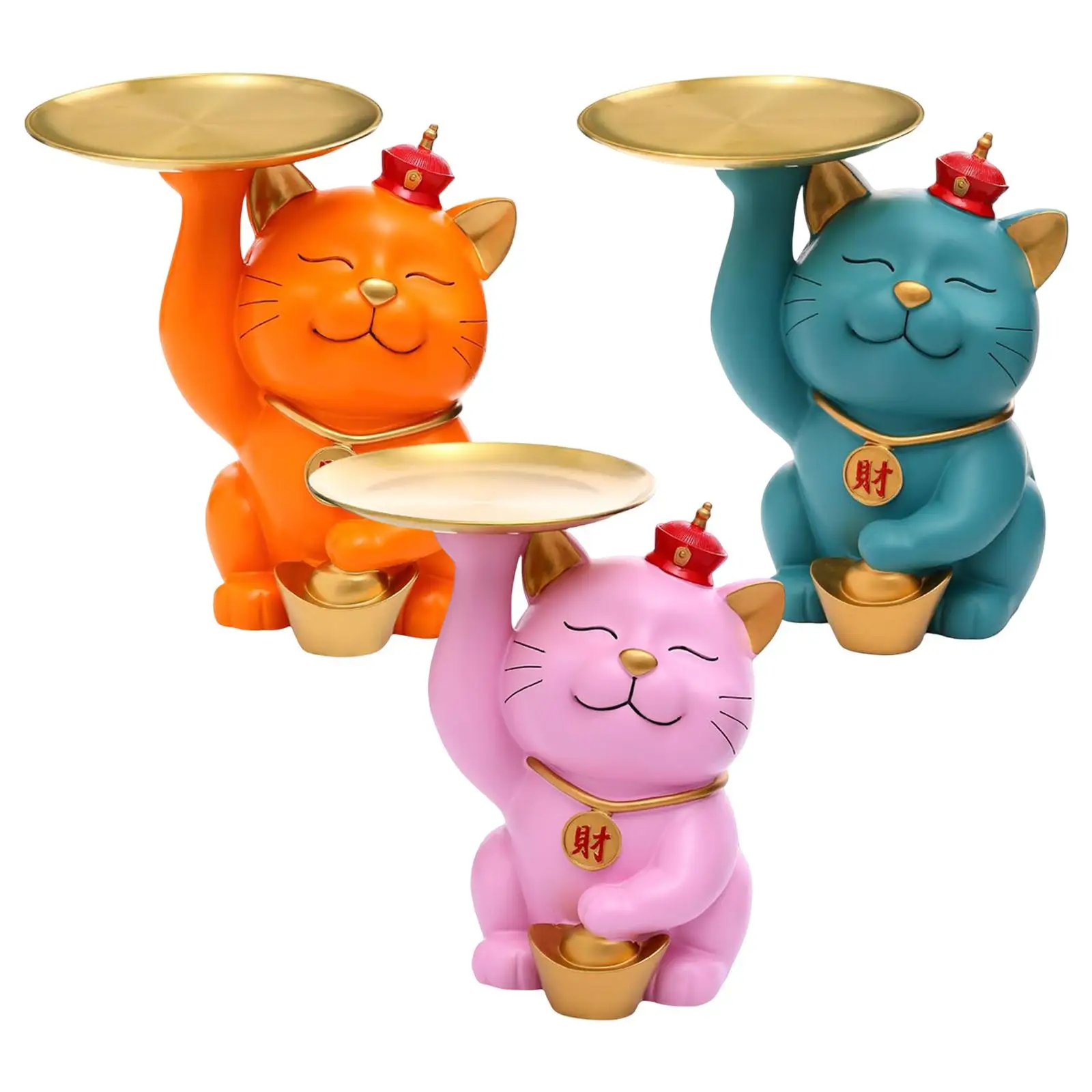 Скульптура кошки с лотком, органайзер, подставка для входных ключей, статуэтка, декоративная статуэтка для конфет, Декор, драгоценности 
Скульптура кошки с лотком, органайзер, подставка для входных ключей, статуэтка, декоративная статуэтка для конфет, Декор, драгоценности