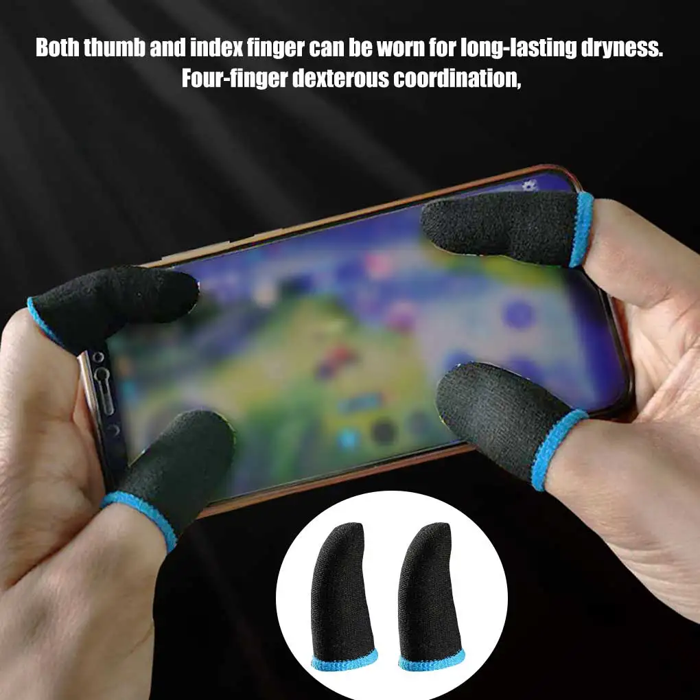 2 Pcs Gaming Controller Gloves Touch Screen Elastic Sleeves Breathable Fingertips Cover Accessory for Computer Laptop
2 Pcs Gaming Controller Gloves Touch Screen Elastic Sleeves Breathable Fingertips Cover Accessory for Computer Laptop